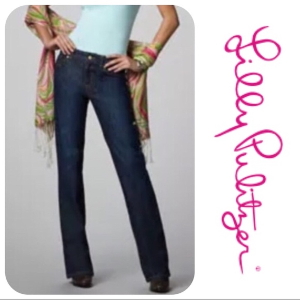 Lilly Pulitzer Dark Blue Women Jeans